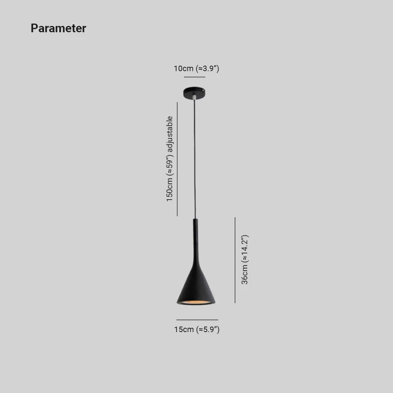 Morandi Moderno LED Triangolo Lampade a sospensione Metallo Soggiorno
